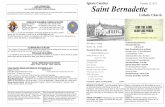 Iglesia Catolica October 22, 2017 Saint Bernadettemyplace.frontier.com/~st_bernadette/bulletins/Bulletin 102217.pdf · Pancake syrup/Jarabe de la crepe Peanut Butter/la mantequilla