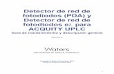 Detector de red de fotodiodos (PDA) y Detector de red de ... · funcionamiento y mantenimiento de los Detectores PDA/eλPDA para ACQUITY. Ofrece una descripción general de la tecnología