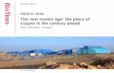 The new metals age: the place of copper in the century ahead · The new metals age: the place of copper in the century ahead Jean-Sébastien Jacques ... Wood Mackenzie refined copper