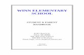 WINN ELEMENTARY SCHOOL - EdZoneshepherd/winn/docs/Winn 14-15 Student Handbook... · Clarissa Swinehart Maggie Lamb Jim Degase Title I ... Winn Elementary School, in partnership with