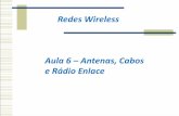 Redes Wirelesseducatec.eng.br/engenharia/Redes Wireless/Aula 6 - Redes Wireless... · plano horizontal e no plano vertical. -3 dB ... O ganho pode ser entendido como o resultado da