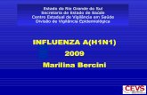 INFLUENZA A(H1N1) Marilina Bercini - saude.rs.gov.br A... · Estado do Rio Grande do Sul Secretaria de Estado de Saúde Centro Estadual de Vigilância em Saúde Divisão de Vigilância