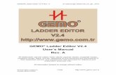 GEMO Ladder Editor V2.4 User’s Manual Rev. A · AR2 series PLC/Smart Relay devices (except AR2-A-XXX-8D-XXX series) ... “COM20” and “COM21” are added to com port selection