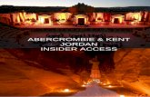 ABERCROMBIE & KENT JORDAN INSIDER .ABERCROMBIE & KENT JORDAN INSIDER ACCESS . Abercrombie & Kent