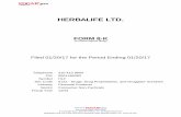 HERBALIFE LTD. - NASDAQ OMX Corporate Solutionsfiles.shareholder.com/downloads/ABEA-48ZAJ9/3705481635x0xS1193125... · ,whp 5hvxowvri2shudwlrqvdqg)lqdqfldo&rqglwlrq ,qfrqqhfwlrqzlwk+huedolih/wg