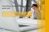 Transform Asset Management with SAP - d.dam.sap.com Asset Management with SAP... · EHS functionality on SAP S/4HANA to manage its business when it comes to health and safety. “