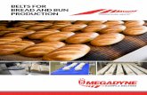 BELTS FOR BREAD AND BUN PRODUCTION - sampla.com Bun Brochure Web.pdf · if belting is attached to it we recommend P19/B or P9/Z because of their texture and release properties. Proofer.
