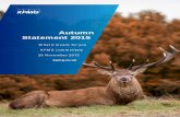 Autumn Statement 2015 - KPMG | US · 3 | Autumn Statement 2015 In summary a fairly quiet Autumn Statement for new tax measures, but we await the publication of the draft Finance Bill