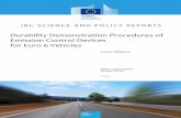 Durability Demonstration Procedures of Emission Control ...publications.jrc.ec.europa.eu/repository/bitstream/JRC87070/2014... · Durability Demonstration Procedures of Emission Control
