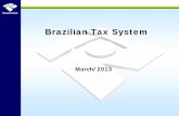 Brazilian Tax System - iep.ru · PIS/PASEP Value Added 1,65% COFINS Value Added 7,60% INSS Payroll 20% ICMS Value Added 9%, 17%, 25% and Others ISS Turnover 5% I.I. Imports (FOB Value)