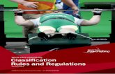 World Para Powerlifting Classification Rules and Regulations · World Para Powerlifting Classification Rules and Regulations January 2018 ©2018 International Paralympic Committee