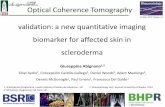 Optical Coherence Tomography validation: a new ... · validation: a new quantitative imaging ... a new quantitative imaging biomarker for affected skin in scleroderma ... between