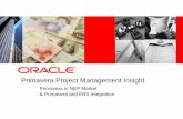 Primavera Project Management Insight - Oracle · Primavera Project Management Insight Primavera in NEP Market & Primavera and EBS Integration . Oracle Primavera ... Slide 1 Author: