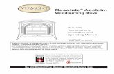Resolute Acclaim - woodstoves.net · 2 Resolute® Acclaim Woodburning Stove 2000893 introduction Thank you for choosing a Vermont Castings Resolute Acclaim. Your stove is one of the
