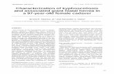 Characterization of kyphoscoliosis and associated giant ...eurjanat.com/data/pdf/eja.150090et.pdf · Characterization of kyphoscoliosis and associated giant hiatal ... anterior-posterior