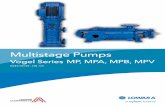 Multistage Pumps - cspower.com.my · Performance characteristics 2900min-1 MP, MPA, MPB 40.2 - 125.2 63 ... side, grease lubrication, medium lubricated slide bearing between first