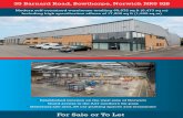 35 Barnard Road, Bowthorpe, Norwich NR5 9JB · Location The popular Bowthorpe Industrial Estate is situated approximately 1.8 miles from the A47 at the Longwater junction. The unit