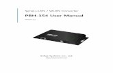 PBH-154 User Manual - Elektronikladen Microcomputer · PBH-154 is a serial to Ethernet/WLAN converter that enables your serial devices to carry robust networking capabilities. This