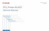 PCL Printer Kit-AD1 Service Manual - Canon Globaldownloads.canon.com/isg_public/iradvanceC09075/PCL_Printer_Kit-AD1... · 0-5 0-5 Explanation of Symbols The following symbols are