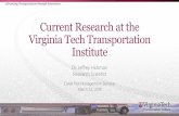 Current Research at the Virginia Tech Transportation Institute · Canal Risk Management Seminar March 22, 2018. VTTI Organizational Structure 14 Research Centers/Initiatives/Groups