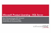 Microsoft Product Licensing – SQL Serverdigiblog.s3-eu-central-1.amazonaws.com/app/20160208103128/MS-SQL... · Microsoft Product Licensing – SQL Server Beat Weissenberger (MS