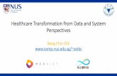 Healthcare Transformation from Data and System Perspectivesvldb2018.lncc.br/documents/slides/vldb18-keynote-ben-chin-ooi.pdf · Inf Ex COPD Mild 14 days + 7 days 1 day 30 days 1 day