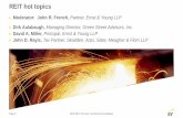 Moderator: John R. French, Partner, Ernst & Young LLPFile/REIT-hot-topics-v2.pdf · 9/14/2015 · Moderator: John R. French, Partner, Ernst & Young LLP ... GLPI leased its properties