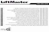LM60, LM80, LM100 - Wonderleewonderlee.hk/doc/LiftMaster LM60-80-100 EV binder.pdf · Manual de montagem e de instruções para acionamentos de portões LM60, LM80, LM100 Instrucciones