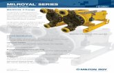 MILROYAL SERIES - Milton Roy · The MILROYAL C metering pump is a robust industrial duty metering pump for use in critical processes in oil and gas, chemical and hydrocarbon processes,