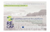 The satellites behind the platform · The satellites behind the platform Ioannis Papoutsis: Research Partner, RECAP project. ... – Django / GeoDjango/ Django Rest Framework / Celery