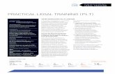 PRACTICAL LEGAL TRAINING (PLT) - Home | University of ... Practical Legal... · PLT now in its 20th year at UTS:Law. “After years of studying more rigid and substantive legal issues,