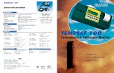 TEMPEST 100 BROCHURE - WolfSense · Fuels Natural gas, light oil, pr opane, ... TEMPEST 100 BROCHURE 2/1/01 10:23 am Page 1. ... Tempest 100 can be stand—alone or complementary