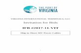 IFB 2017-00-VIT MV Cables - The Port of Virginia 2017-11-VIT STS MV Power... · 610 meters Prysmian 5DK4 191 Protolon(SMK)-LWL (N)TSKCGEWOEU (Cable will be installed on Cavotec cable
