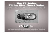 Cpn Tilting Disc Rubber Flapper - Crispin Valves · ITEM DESCRIPTION MATERIAL ASTM ... Bronze B271-954 4 O-Ring Buna N A5656A 5 Tilting Disc Ductile Iron A536 Gr 65-45-12 6 Disc Ring