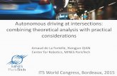 Congestion and blocking Autonomous driving at intersection · Congestion and blocking Autonomous driving at intersection. ... [Kant & Zucker 1988, ... Slide 1 Author: