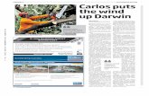 PROPERTY NT BUSINESS REVIEW Carlos puts the wind up Darwin · PROPERTY NT BUSINESS REVIEW t /5 #64*/&44 3&7*&8 Carlos puts the wind up Darwin,&/ )0%(&4 ... MICHAEL FRANCHI Owners