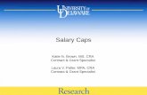Salary Caps - University of Delaware · NIH Salary Cap • Most widely affected since NIH is the largest source for medical research in the world • Since 2001, the NIH Salary Cap