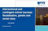 Intersectional and contingent school success ...lsp2015.hi.is/sites/lsp2015.hi.is/files/eddakjar/annphoenix... · Intersectional and contingent school success: Racialisation, gender