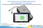 Commissioning and O&M Applications of the Solmetric PV ...resources.solmetric.com/get/Solmetric-PVA-Webinar-Jan-10-2013.pdf · Your PC WUSB2 WUSB1 I-V Measurement Unit ... Summary