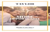 Taylor Commercial Sales Flyer - .uture Community Facility SiteF Multi Unit ed UseMix uture Local