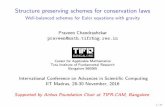 Structure preserving schemes for conservation laws - TIFR …math.tifrbng.res.in/~praveen/slides/icasc30Nov2016.pdf · Structure preserving schemes for conservation laws Well-balanced