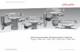 Thermostatic Expansion Valve Type TRE10, TRE 20, TRE 40, TRE …files.danfoss.com/TechnicalInfo/Dila/01/pdal0a222.pdf · Thermostatic Expansion Valve Type TRE10, TRE 20, TRE 40, TRE