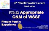 FT3.52 Appropriate O&M of WSSF - BVSDE Desarrollo Sostenible marzo/desalination/appropriate... · FT3.52 Appropriate O&M of WSSF Appropriate O&M of WSSF ... Chbar Ampov and Prek Pra