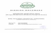 B I D D I N G D O C U M E N T - PPRA SERVICES PORTALeproc.punjab.gov.pk/BiddingDocuments/17263_TENDER DOCUMENTS 2013... · Bidding Documents of DHQ Teaching Hospital Sargodha for