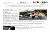 Donated car welcomes family back to Immokalee - · PDF fileHOY RCMA: Opening Doors to Opportunities Donated car welcomes family back to Immokalee By Kristina O’Hern IMMOKALEE --