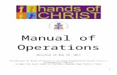 S of Christ Manual of Operations...  · Web viewBlessed be the hands that fill bags with pencils, paper, and your holy word. ... Soli . deo. gloria. Author: Deavor, James