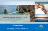 INDEPENDENT RETIREMENT LIVING OPTIONS IN PARADISE … · INDEPENDENT RETIREMENT LIVING OPTIONS IN PARADISE LIO CONFERENCE ... Searching for a new home: ... One of few long-term modern