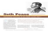 Seth Pease - AmeriSurv.com · parents of four children, Betsey (1786) who married Noah Fletcher and was residing in Washington, D. C. in 1868, James (1788) who remained unmarried,
