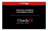 Overview da Oferta Tecnológica Oracledownload.oracle.com/global/pt/Roadshow_9iDB_pdf.pdf · que reduz o custo de manutenção de uma password e ajuda os utilizadores a não terem