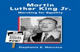 Martin Luther King Jr. - WordPress.com · Introduction Martin Luther King Jr. changed America. At the time, laws made life hard for African Americans in the South. He spoke out about
